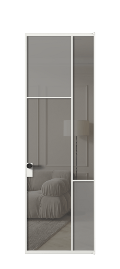 Дверь межкомнатная Mosaic АЛПЛ041.10 Алюминий белоснежный Сатинированное серое стекло, триплекс, 6 мм + Прозрачное серое стекло, триплекс Без короба АБЛ Цена 998960 Стоимость комплекта двери включает:
1. Полотно (600/650/700/750/800/850/900/950*2000-2400 мм).
2. Короб
3. Комплект фурнитуры (2 торцевые петли и магнитный замок с ответной планкой). Фабрика дверей Волховец 8 (800) 551 43 19 Межкомнатная дверь Mosaic АЛПЛ041.10 Алюминий белоснежный Сатинированное серое стекло, триплекс, 6 мм + Прозрачное серое стекло, триплекс Цена 998960 ₸ | Volhovec