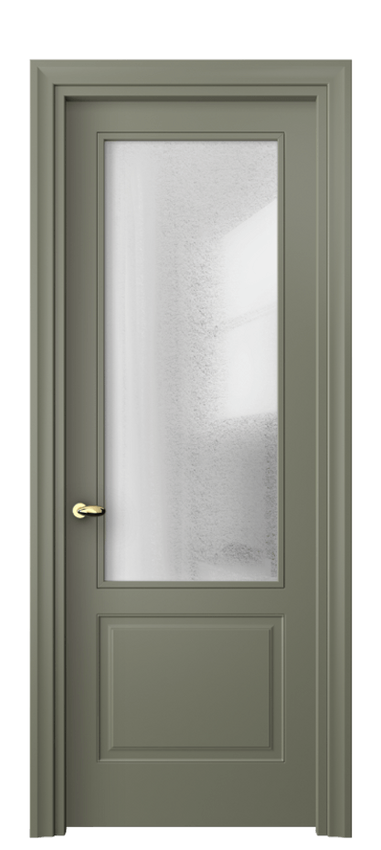 Дверь межкомнатная Esse 8552 Матовый оливковый тёмный Фактурное стекло "Лёд", триплекс, 8 мм Фигурный универсальный наличник МОТ Цена 449900 ₸ Наличники уже входят в базовый комплект. Фабрика дверей Волховец 8 (800) 551 43 19 Межкомнатная дверь Esse 8552 Матовый оливковый тёмный Фактурное стекло "Лёд", триплекс, 8 мм Цена 449900 ₸ | Volhovec