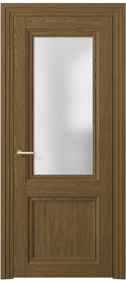 Межкомнатная дверь Centro 2524 Торфяной дуб Сатинированное стекло Цена 254090 ₸ | Volhovec