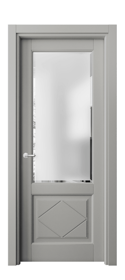 Дверь межкомнатная Toscana Rombo 6342 Бук нейтральный серый Сатинированное стекло с фацетом, 6 мм Гладкий наличник БНСР Цена 585310 ₸ Наличники уже входят в базовый комплект. Фабрика дверей Волховец 8 (800) 551 43 19 Межкомнатная дверь Toscana Rombo 6342 Бук нейтральный серый Сатинированное стекло с фацетом, 6 мм Цена 585310 ₸ | Volhovec