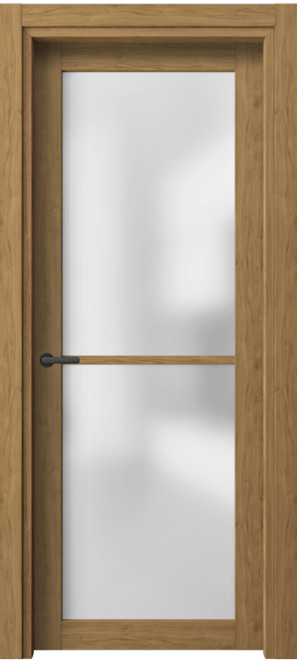 Межкомнатная дверь Нео 2108 Грецкий орех Сатинированное стекло Цена 269884 ₸ | Volhovec