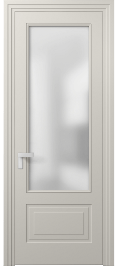 Дверь межкомнатная Rocca 8342 Матовый облачно-серый Сатинированное стекло Каскадный компланарный наличник МОС Цена 445031 ₸ Наличники уже входят в базовый комплект. Фабрика дверей Волховец 8 (800) 551 43 19 Межкомнатная дверь Rocca 8342 Матовый облачно-серый Сатинированное стекло Цена 445031 ₸ | Volhovec