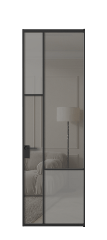 Дверь межкомнатная Mosaic АЛПЛ041.13 Алюминий Черный Сатинированное серое стекло, триплекс, 6 мм + Прозрачное серое стекло, триплекс Без короба чер Цена 962770 Стоимость комплекта двери включает:
1. Полотно (600/650/700/750/800/850/900/950*2000-2400 мм).
2. Короб
3. Комплект фурнитуры (2 торцевые петли и магнитный замок с ответной планкой). Фабрика дверей Волховец 8 (800) 551 43 19 Межкомнатная дверь Mosaic АЛПЛ041.13 Алюминий Черный Сатинированное серое стекло, триплекс, 6 мм + Прозрачное серое стекло, триплекс Цена 962770 ₸ | Volhovec