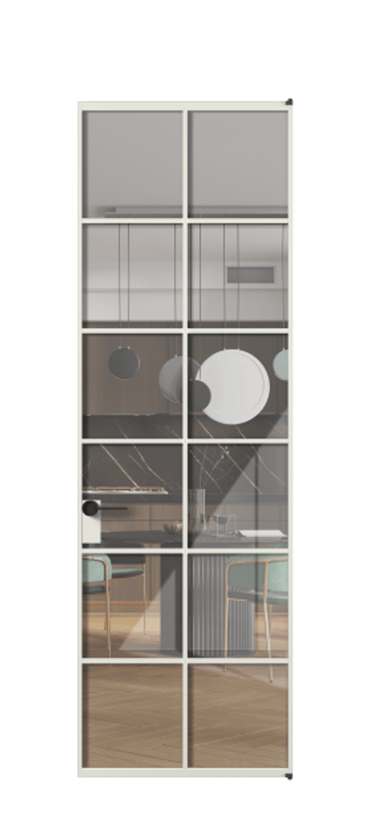 Алюминиевая дверь АЛПЛ040.05  Алюминий серый Рефлективное прозрачное стекло "Stopsol", калёное, 6мм. Без короба АСР  Цена 928450 Стоимость комплекта двери включает: 
1. Полотно (600/650/700/750/800/850/900/950*2000-2400 мм).
2. Короб
3. Комплект фурнитуры (2 торцевые петли и магнитный замок с ответной планкой). Фабрика дверей Волховец 8 (800) 551 43 19  Алюминиевая дверь АЛПЛ040.05 Алюминий серый Рефлективное прозрачное стекло "Stopsol", калёное, 6мм Цена 928450  | Volhovec