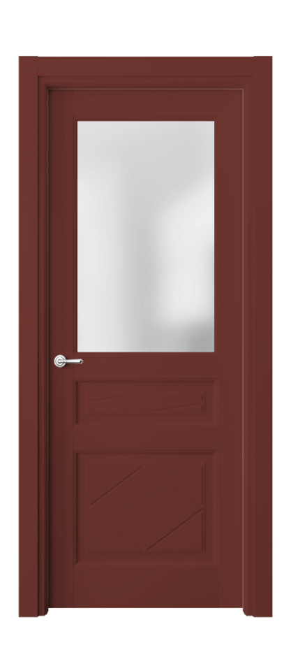 Межкомнатная дверь Toscana Rombo 6344 Бук белоснежный Сатинированное стекло Цена 820900 ₸ | Volhovec