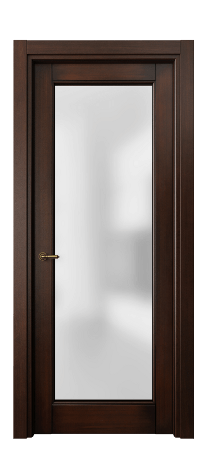 Межкомнатная дверь Toscana Litera 6300 Бук тёмный с патиной Сатинированное стекло. Цена 648330 ₸ | Volhovec