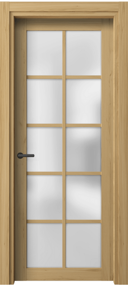 Межкомнатная дверь Neo 2106 Солнечный вяз Сатинированное стекло Цена 193180 ₸ | Volhovec