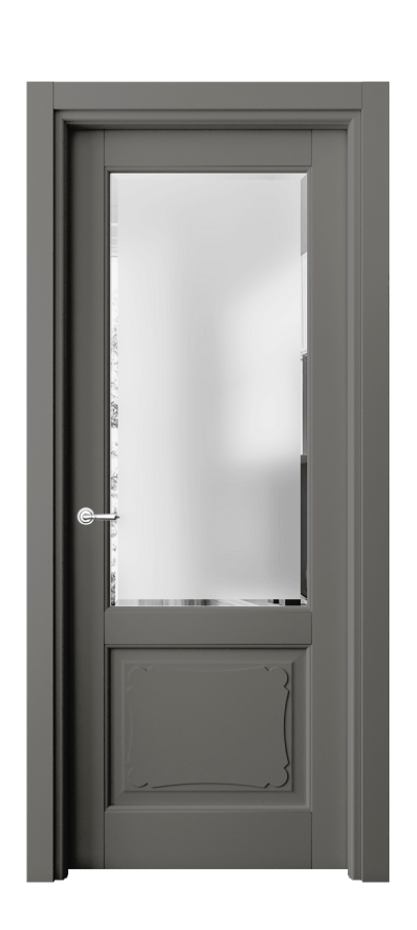 Дверь межкомнатная Toscana Elegante 6322 Бук классический серый Сатинированное стекло с фацетом, 6 мм Гладкий наличник БКЛС Цена 585310 ₸ Наличники уже входят в базовый комплект. Фабрика дверей Волховец 8 (800) 551 43 19 Межкомнатная дверь Toscana Elegante 6322 Бук классический серый Сатинированное стекло с фацетом, 6 мм Цена 585310 ₸ | Volhovec