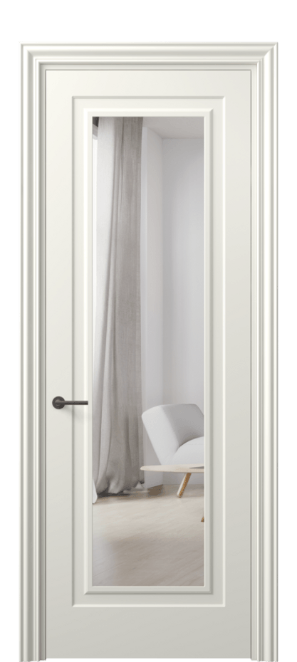 Межкомнатная дверь Mascot 8403 Матовый жемчужный Двустороннее зеркало, триплекс Цена 412580 ₸ | Volhovec