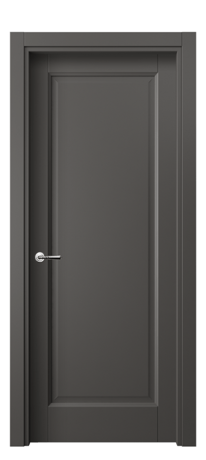 Дверь межкомнатная Galant 1401 ПЭТ графитовый  Гладкий наличник ПЭГФ  Цена 186570 ₸ Наличники уже входят в базовый комплект. Фабрика дверей Волховец 8 (800) 551 43 19 Межкомнатная дверь Galant 1401 ПЭТ графитовый  Цена 186570 ₸ | Volhovec