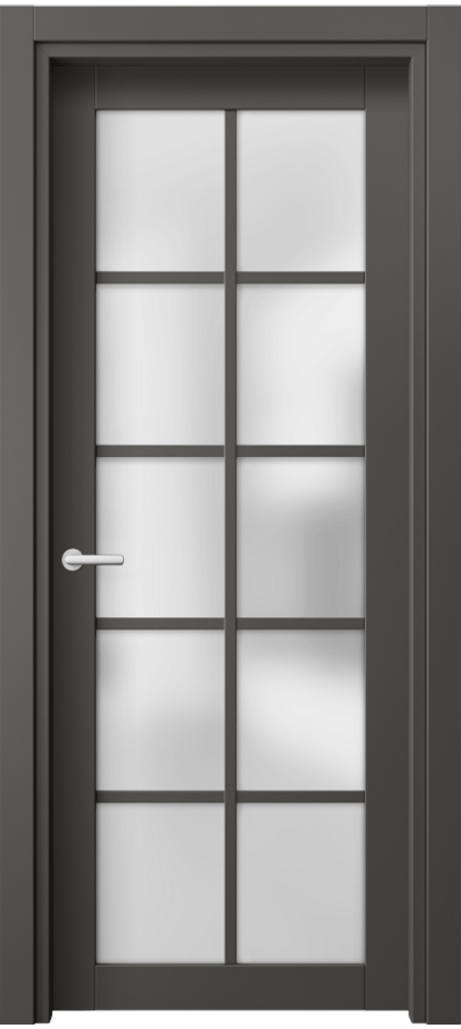 Дверь межкомнатная Neo 2106 ПЭТ графитовый Сатинированное стекло Гладкий классический наличник ПЭГФ Цена 178710 ₸ Наличники уже входят в базовый комплект. Фабрика дверей Волховец 8 (800) 551 43 19 Межкомнатная дверь Neo 2106 ПЭТ графитовый Сатинированное стекло Цена 178710 ₸ | Volhovec