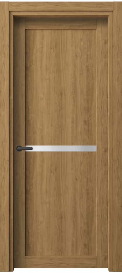 Межкомнатная дверь Нео 2112 Грецкий орех Сатинированное стекло Цена 260056 ₸ | Volhovec