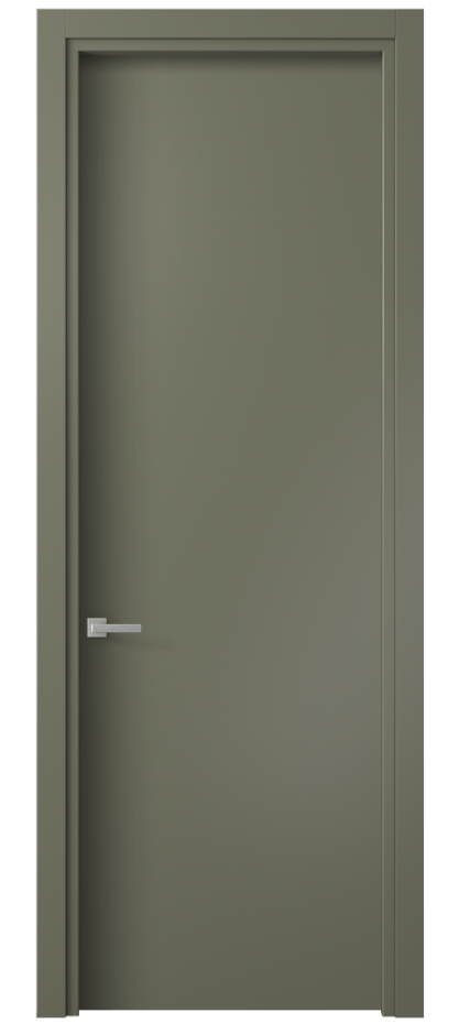 Межкомнатная дверь Планум 0010 Матовый оливковый тёмный  Цена 330364 ₸ | Volhovec