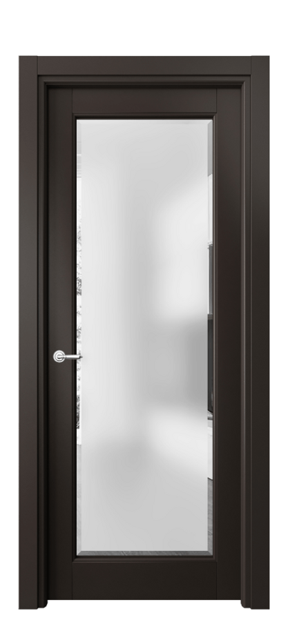 Дверь межкомнатная Toscana Rombo 6300 Бук антрацит Сатинированное стекло с фацетом, 6 мм Гладкий наличник БАН Цена 568460 ₸ Наличники уже входят в базовый комплект. Фабрика дверей Волховец 8 (800) 551 43 19 Межкомнатная дверь Toscana Rombo 6300 Бук антрацит Сатинированное стекло с фацетом, 6 мм Цена 568460 ₸ | Volhovec