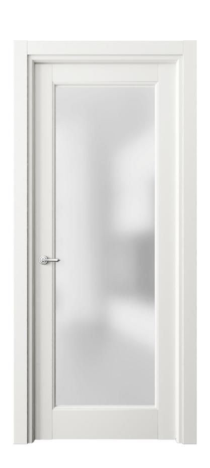 Межкомнатная дверь Тоскана Элегантэ 6300 Матовый серый Сатинированное стекло Цена 697780 ₸ | Volhovec