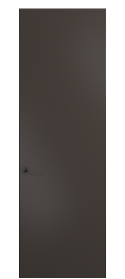 Дверь межкомнатная Planum Pro 0010 Матовый антрацит  Скрытый короб Черный Цена 305700 ₸ Cкрытый короб уже входит в комплект. Фабрика дверей Волховец 8 (800) 551 43 19 Межкомнатная дверь Planum Pro 0010 Матовый антрацит  Цена 305700 ₸ | Volhovec