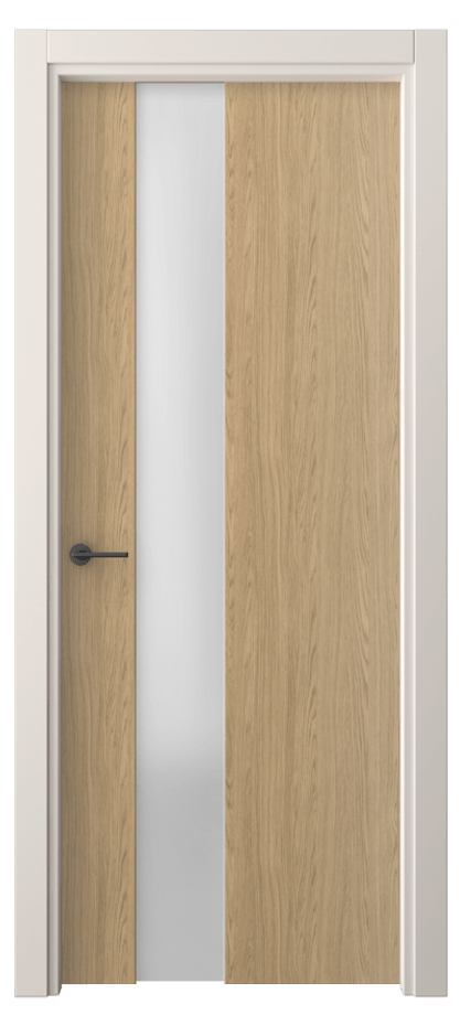 Межкомнатная дверь Freedom 4224 Жемчужный дуб Сатинированное стекло Цена 203700 ₸ | Volhovec