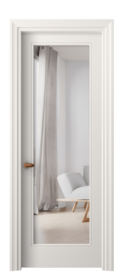 Дверь межкомнатная Esse 8502 Матовый пудровый белый Двустороннее зеркало, триплекс Фигурный универсальный наличник МПБЛ Цена 382760 ₸ Наличники уже входят в базовый комплект. Фабрика дверей Волховец 8 (800) 551 43 19 Межкомнатная дверь Esse 8502 Матовый пудровый белый Двустороннее зеркало, триплекс Цена 382760 ₸ | Volhovec