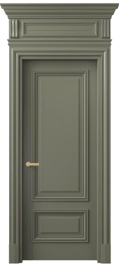 Межкомнатная дверь Антик 7307 Матовый оливковый тёмный  Цена 1240664 ₸ | Volhovec