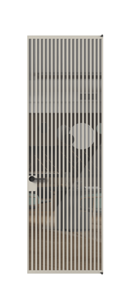 Алюминиевая дверь АЛПЛ040.06  Алюминий светло-бежевый Рефлективное прозрачное стекло "Stopsol", калёное, 6мм. Без короба АСБЖ  Цена 1406430 Стоимость комплекта двери включает: 
1. Полотно (600/650/700/750/800/850/900/950*2000-2400 мм).
2. Короб
3. Комплект фурнитуры (2 торцевые петли и магнитный замок с ответной планкой). Фабрика дверей Волховец 8 (800) 551 43 19  Алюминиевая дверь АЛПЛ040.06 Алюминий светло-бежевый Рефлективное прозрачное стекло "Stopsol", калёное, 6мм Цена 1406430  | Volhovec