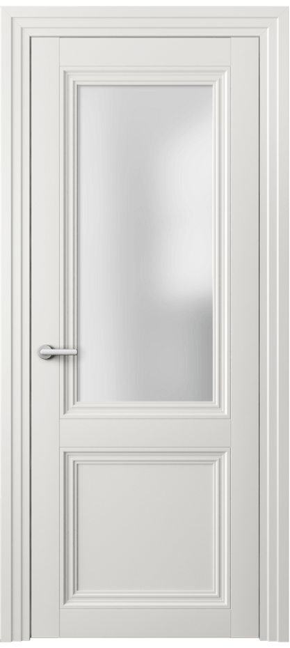 Межкомнатная дверь Центро 2524 Матовый серый Сатинированное стекло Цена 470224 ₸ | Volhovec