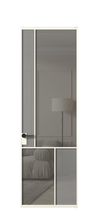 Дверь межкомнатная Mosaic АЛПЛ041.20 Алюминий жемчужный Сатинированное серое стекло, триплекс, 6 мм + Прозрачное серое стекло, триплекс Без короба АЖМ Цена 998960 Стоимость комплекта двери включает:
1. Полотно (600/650/700/750/800/850/900/950*2000-2400 мм).
2. Короб
3. Комплект фурнитуры (2 торцевые петли и магнитный замок с ответной планкой). Фабрика дверей Волховец 8 (800) 551 43 19 Межкомнатная дверь Mosaic АЛПЛ041.20 Алюминий жемчужный Сатинированное серое стекло, триплекс, 6 мм + Прозрачное серое стекло, триплекс Цена 998960 ₸ | Volhovec