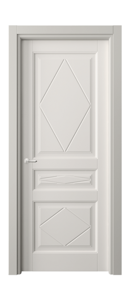 Межкомнатная дверь Тоскана Ромбо 6345 Матовый пудровый белый  Цена 787744 ₸ | Volhovec