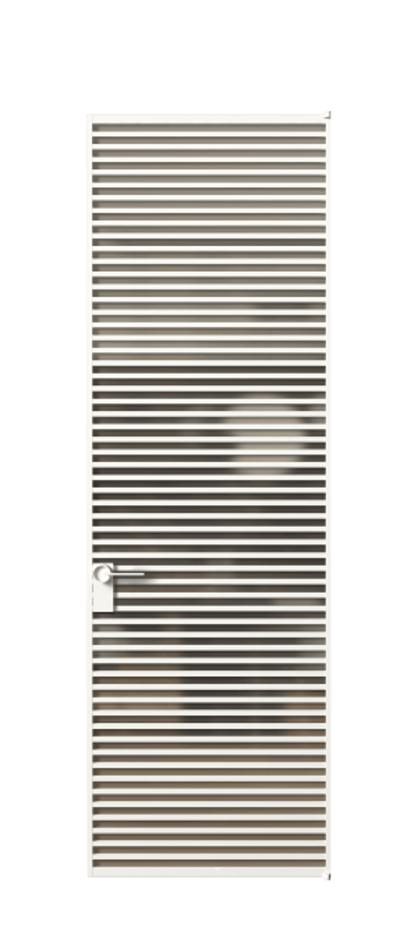 Алюминиевая дверь АЛПЛ040.07 Алюминий Белый Сатинированное бронзовое стекло, триплекс Цена 1342051  | Volhovec