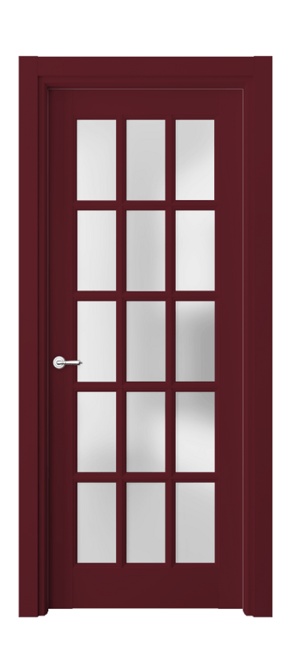 Межкомнатная дверь Toscana Grigliato 6311 Бук белоснежный Сатинированное стекло Цена 926400 ₸ | Volhovec