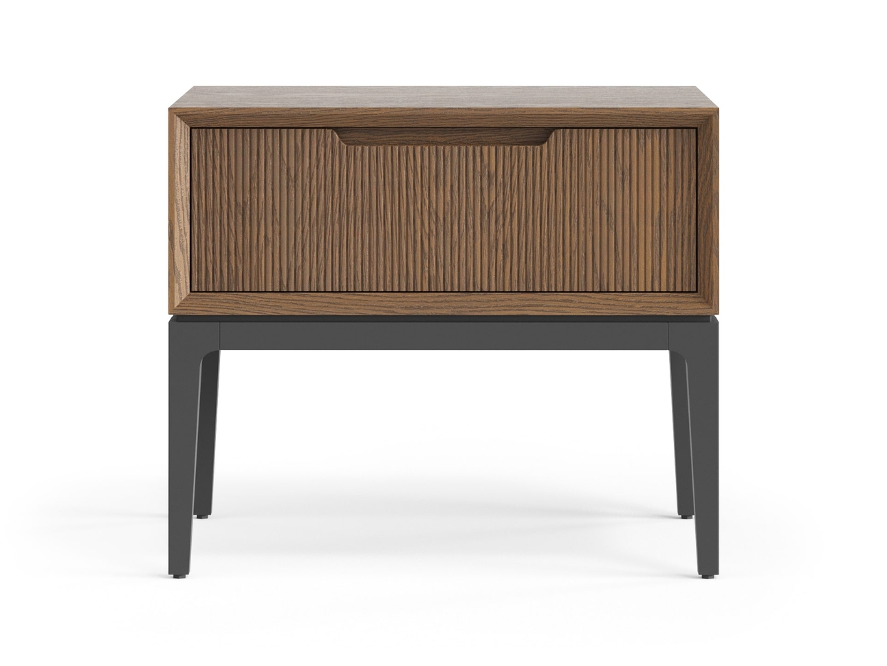 Тумба прикроватная Velvet 1 ящик дуб каштановый матовый