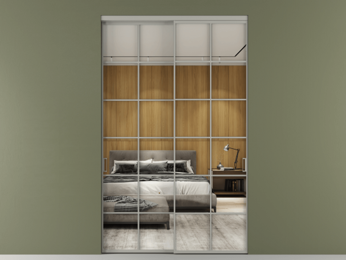 Перегородка Formato внутри проёма двустворчатая #VENDORCODE# #FURNISH# #GLASS# Цена #PRICE# #CURRENCY#  | Volhovec