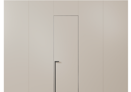 Панели для отделки стен Стеновая панель в эмали Матовый светло-бежевый. Цвет Матовый светло-бежевый. Материал Гладкая эмаль. Коллекция Эмаль. Картинка.