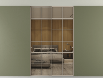 Алюминевая перегородка АЛПР 040.05_АБСК_Stopsol Bronze_new. Цвет Алюминий бисквитный. Материал Алюминий в эмали. Коллекция Перегородка Formato внутри проёма двустворчатая со скрытым креплением в потолок. Фото. Алюминевая перегородка АЛПР 040.05_АБСК_Stopsol Bronze_new. Цвет Алюминий бисквитный. Материал Алюминий в эмали. Коллекция Перегородка Formato внутри проёма двустворчатая со скрытым креплением в потолок. Картинка.