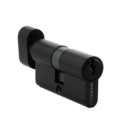 Фурнитура для дверей Цилиндр ключ-завертка. Цвет Чёрный. Коллекция Цилиндр ключ-завертка. Картинка.