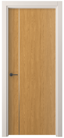 Дверь межкомнатная 4201 ВНД. Цвет Ванильный дуб. Материал Ламинатин. Коллекция Freedom. Картинка.