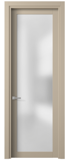Дверь межкомнатная 2102 ПЭСК САТ. Цвет ПЭТ серо-коричневый . Материал ПЭТ. Коллекция Planum. Картинка.