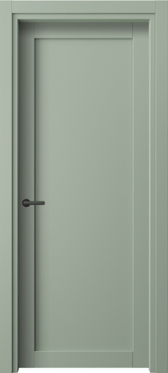 Дверь межкомнатная 2101 ПЭСО. Цвет ПЭТ светло-оливковый. Материал ПЭТ. Коллекция Нео. Картинка.