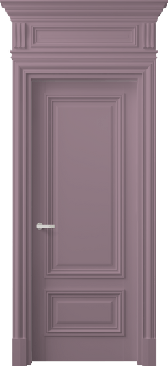 Дверь межкомнатная 7307 Пастельно-фиолетовый RAL 4009. Цвет RAL Пастельно-фиолетовый RAL 4009. Материал Гладкая эмаль. Коллекция Антик. Картинка.