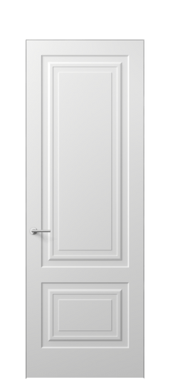Дверь межкомнатная 8451 ГРН. Цвет Грунт под покраску. Материал Грунт под покраску. Коллекция Mascot. Картинка.