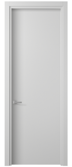 Дверь межкомнатная 0010 МБЛ. Цвет Матовый белоснежный. Материал Гладкая эмаль. Коллекция Планум. Картинка.