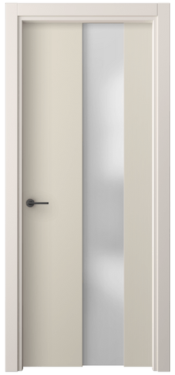 Дверь межкомнатная 4226 ПЭСБ САТ. Цвет ПЭТ светло-бежевый. Материал ПЭТ. Коллекция Фридом. Картинка.