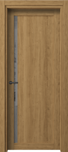 Дверь межкомнатная 2110 ГОР ЗЕР СЕР. Цвет Грецкий орех. Материал Ламинатин. Коллекция Нео. Картинка.