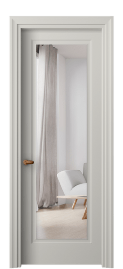 Дверь межкомнатная 8503 МТСР ЗЕР. Цвет Матовый тёплый серый. Материал Гладкая эмаль. Коллекция Эссе. Картинка.