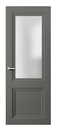 Межкомнатная дверь 2524 МКЛС САТ. Цвет Матовый классический серый. Материал Гладкая эмаль. Коллекция Центро. Фото. Дверь межкомнатная 2524 МКЛС САТ. Цвет Матовый классический серый. Материал Гладкая эмаль. Коллекция Центро. Картинка.