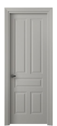 Дверь межкомнатная 8531 МНСР. Цвет Матовый нейтральный серый. Материал Гладкая эмаль. Коллекция Эссе. Картинка.