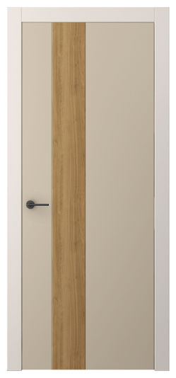 Дверь межкомнатная АКП 4223 ПЭСК. Цвет ПЭТ серо-коричневый . Материал ПЭТ. Коллекция Фридом. Картинка.