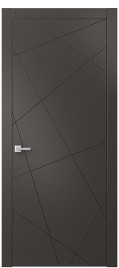 Межкомнатная дверь 8048 МАН. Цвет Матовый антрацит. Материал Гладкая эмаль. Коллекция Linea. Фото. Дверь межкомнатная 8048 МАН. Цвет Матовый антрацит. Материал Гладкая эмаль. Коллекция Linea. Картинка.