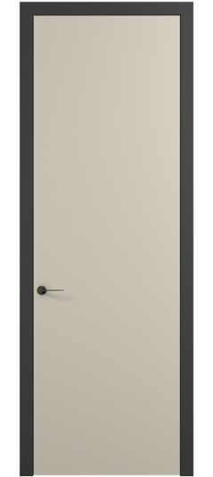 Дверь межкомнатная 0010 ПЭСБ. Цвет ПЭТ светло-бежевый. Материал ПЭТ. Коллекция Планум Про. Картинка.