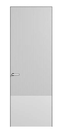 Дверь межкомнатная АКП 8203 ГРН. Цвет Грунт под покраску. Материал Грунт под покраску. Коллекция Velvet. Картинка.