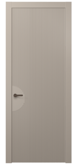 Дверь межкомнатная АКП 8624 МБСК. Цвет Матовый бисквитный. Материал Гладкая эмаль. Коллекция Дюна. Картинка.